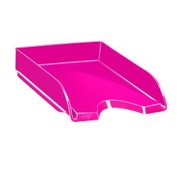 Vaschetta portacorrispondenza CepPro Gloss - 34,8 x 25,7 x 6,6 cm - rosa pepsi - Cep