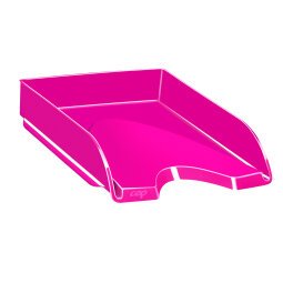 Vaschetta portacorrispondenza CepPro Gloss - 34,8 x 25,7 x 6,6 cm - rosa pepsi - Cep