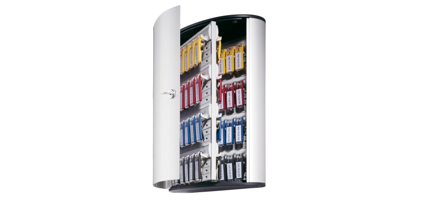 Cassetta portachiavi da parete Key Box - 30,2 x 11,8 x 40 cm - 72 posti - grigio - Durable