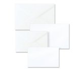 Taschetta 10 biglietti + 10 buste - Dalmazia - 7,5 x 11,2 cm - bianco - Rex Sadoch