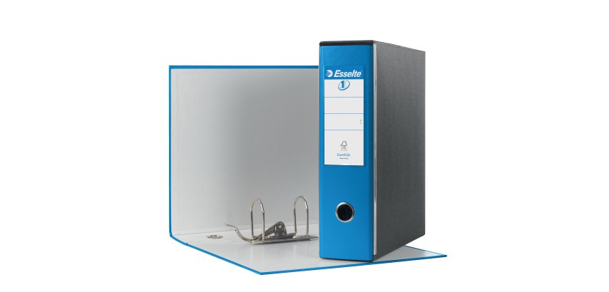 Registratore Eurofile G53 - dorso 8 cm - commerciale 23 x 30 cm - blu vivida - Esselte