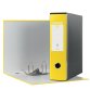 Registratore Eurofile G53 - dorso 8 cm - commerciale 23x30 cm - giallo vivida - Esselte