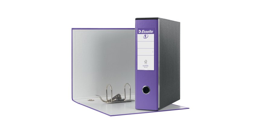 Registratore Eurofile G53 - dorso 8 cm - commerciale 23 x 30 cm - viola - Esselte