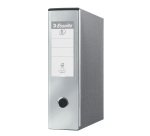 Registratore Eurofile G53 - dorso 8 cm - commerciale 23 x 30 cm - grigio metallizzato - Esselte