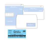 Busta Silver90 Strip Laser FSC - con finestra - internografata - 11 x 23 cm - 90 gr - bianco - Pigna Envelopes - conf. 500 pezzi