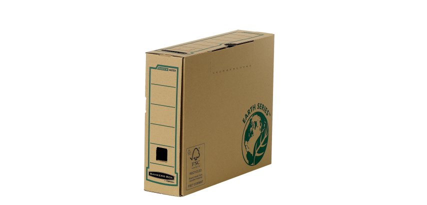 Scatola archivio Bankers Box Earth Series - A4 - 25 x 31,5 cm - dorso 8 cm - Fellowes