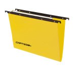 Cartella sospesa Cartesio PP - cassetto - PPL - interasse 39,5 cm - fondo V - 37 x 25 cm - colori assortiti - Bertesi