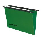 Cartella sospesa Cartesio PP - cassetto - PPL - interasse 39,5 cm - fondo V - 37 x 25 cm - colori assortiti - Bertesi