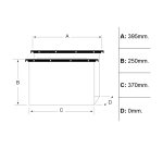 Cartella sospesa Cartesio PP - cassetto - PPL - interasse 39,5 cm - fondo V - 37 x 25 cm - colori assortiti - Bertesi