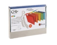 Cartelle sospese Joker - cassetto - interasse 39 cm - fondo V - 37 x 25 cm - colori assortiti - Bertesi - conf. 10 pezzi