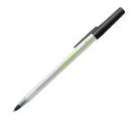 Penna a sfera a scatto con cappuccio ECOlutions - punta 1,0mm - nero  - Bic  - conf. 60 pezzi