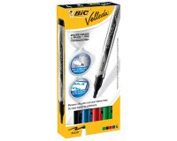 Marcatori Whiteboard Marker Velleda liquid Ink - punta tonda 2,2mm - astuccio 4 colori  - Bic
