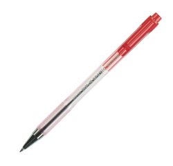 Penna a sfera a scatto BP S Matic - punta media 1,0mm - rosso  - Pilot