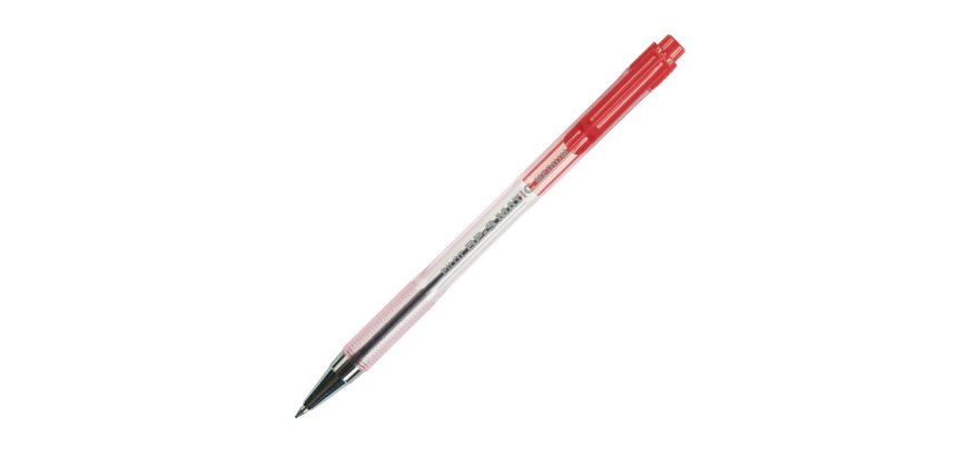 Penna a sfera a scatto BP S Matic - punta media 1,0mm - rosso  - Pilot