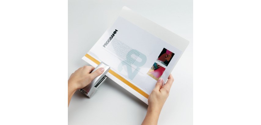 Cartellina per rilegatura Durabind - A4 - PVC - bianco - Durable