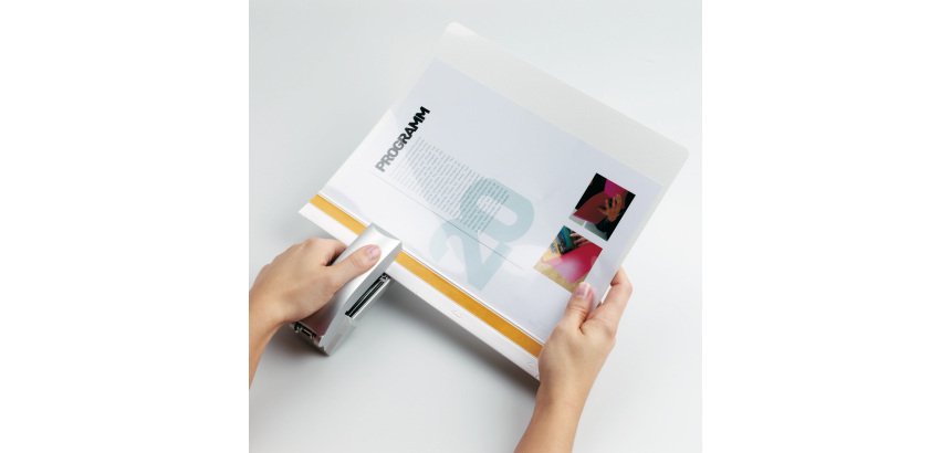Cartellina per rilegatura Durabind - A4 - PVC - bianco - Durable