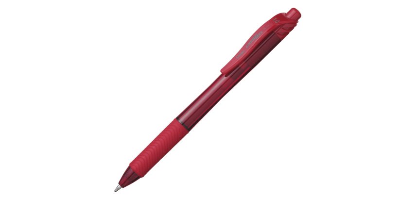 Roller a scatto Energel X Click BL110 - punta 1,0mm - rosso  - Pentel