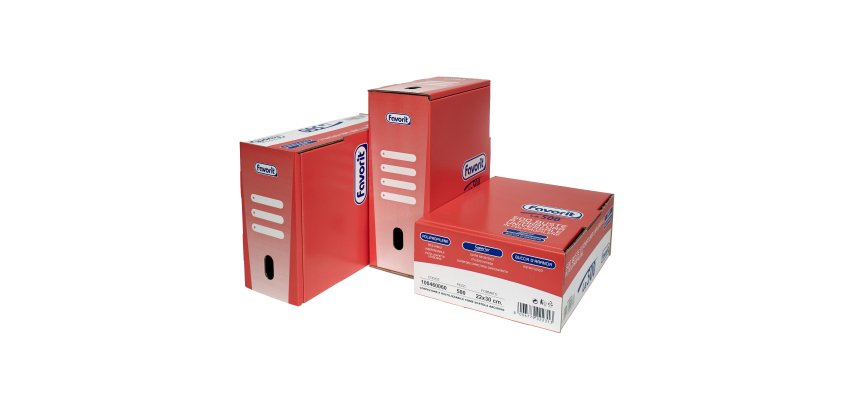 Buste forate La 500 - Superior - buccia - 22 x 30 cm - trasparente - Favorit - conf. 500 pezzi