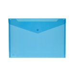 Busta con bottone - 33,5 x 23,5 cm - PP - colori assortiti - Lebez - conf. 5 pezzi