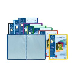 Display Book KreaCover PP A4 20Pkt Ast - Assorted colours