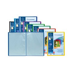 Display Book KreaCover PP A4 40Pkt Ast - Assorted colours