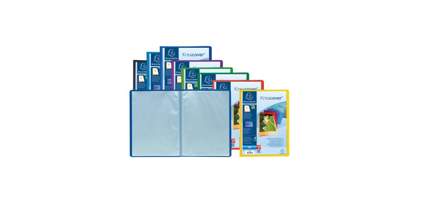 Display Book KreaCover PP A4 40Pkt Ast - Assorted colours
