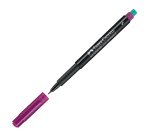 Pennarello Multimark universale permanente con gomma - punta superfine 0,4mm - astuccio 8 colori - Faber-Castell