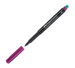 Pennarello Multimark universale permanente con gomma - punta media 1,0mm - astuccio 8 colori - Faber-Castell