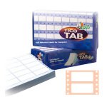 Tico TAB1-1003 self-adhesive label Rectangle Permanent White 4000 pc(s)