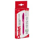 Roller a scatto Energel X BL 107  - punta 0,7mm - astuccio 4 colori assortiti - Pentel