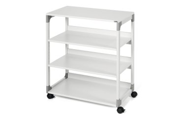 Mobile/carrello Multifunzione System 88 - con ruote - 4 ripiani - 75 x 43,2 x 87,9 cm - grigio - Durable