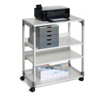 Mobile/carrello Multifunzione System 88 - con ruote - 4 ripiani - 75 x 43,2 x 87,9 cm - grigio - Durable