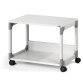 Mobile/carrello Multifunzione System 48 - con ruote - 2 ripiani - 60 x 43,2 x 47,7 cm - grigio - Durable