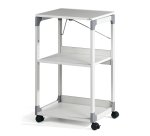 Carrello System - per videoproiettore - con ruote - 3 ripiani - 50,8 x 43,2 x 88,2 cm - grigio - Durable
