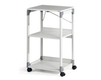 Carrello System - per videoproiettore - con ruote - 3 ripiani - 50,8 x 43,2 x 88,2 cm - grigio - Durable