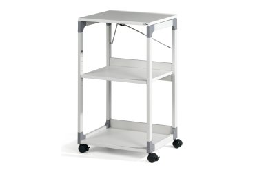 Carrello System - per videoproiettore - con ruote - 3 ripiani - 50,8 x 43,2 x 88,2 cm - grigio - Durable