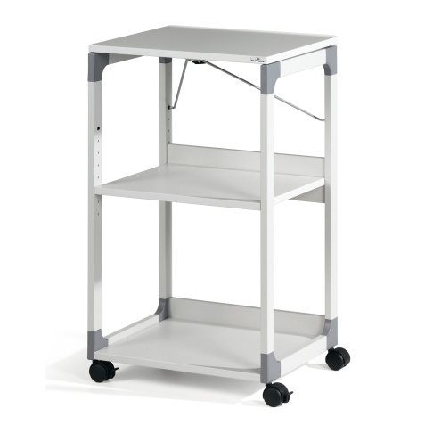 Carrello System - per videoproiettore - con ruote - 3 ripiani - 50,8 x 43,2 x 88,2 cm - grigio - Durable