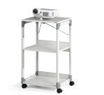 Carrello System - per videoproiettore - con ruote - 3 ripiani - 50,8 x 43,2 x 88,2 cm - grigio - Durable
