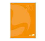 Maxiquaderno Color 80 - A4 -  5mm c/margine - 80 fogli - 80gr  BM