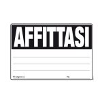 Cartello Affittasi - 24 x 33cm - colori assortiti - Edipro