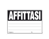 Cartello Affittasi - 24 x 33cm - colori assortiti - Edipro