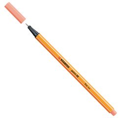 En_rotulador stabilo punta de fib ra point 88 albaricoque punta fina 0,4mm