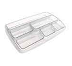 Vaschetta portacancelleria - 25,3 x 3,4 x 15,7 cm - trasparente neutro - Arda
