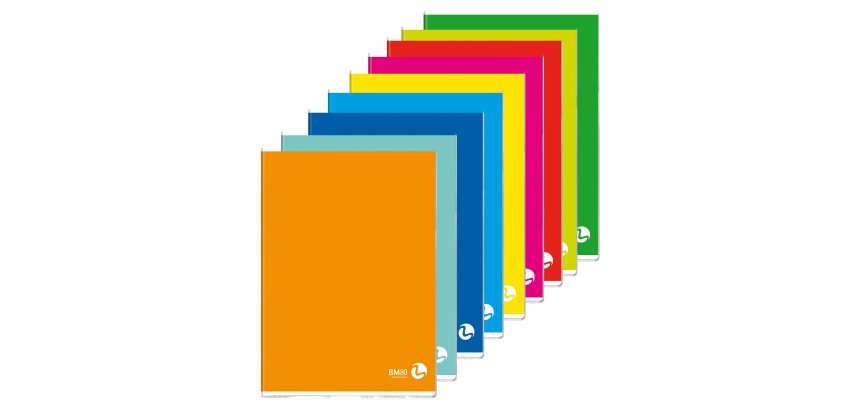 Maxiquaderno Color 80 Basic - A4 -  5mm c/margine - 80 fogli - 80gr - BM