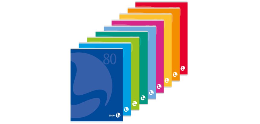 Maxiquaderno Color 80 - A4 - 4mm - 80 fogli - 80gr - BM