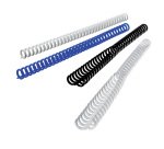 Dorsi ClickBind per rilegatura - riutilizzabili - 12 mm - effetto ghiaccio - Ibico - scatola 50 pezzi