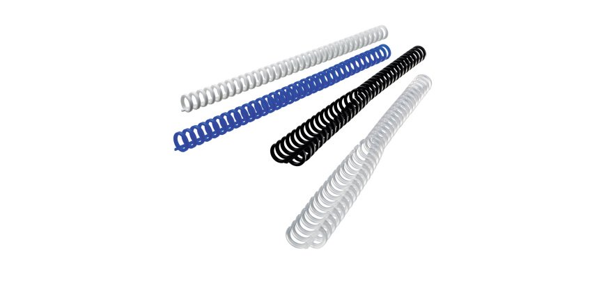 Dorsi ClickBind per rilegatura - riutilizzabili - 12 mm - effetto ghiaccio - Ibico - scatola 50 pezzi