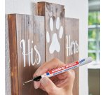 Marcatore per carpentiere 8850 - punta metallo lunga- 1 mm - nero  - Edding