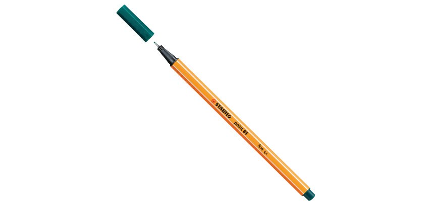 Fineliner Point 88 - tratto 0,4 mm - verde pino 53 - Stabilo