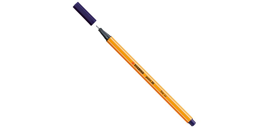 Fineliner Point 88 - tratto 0,4 mm - blu notte 22 - Stabilo